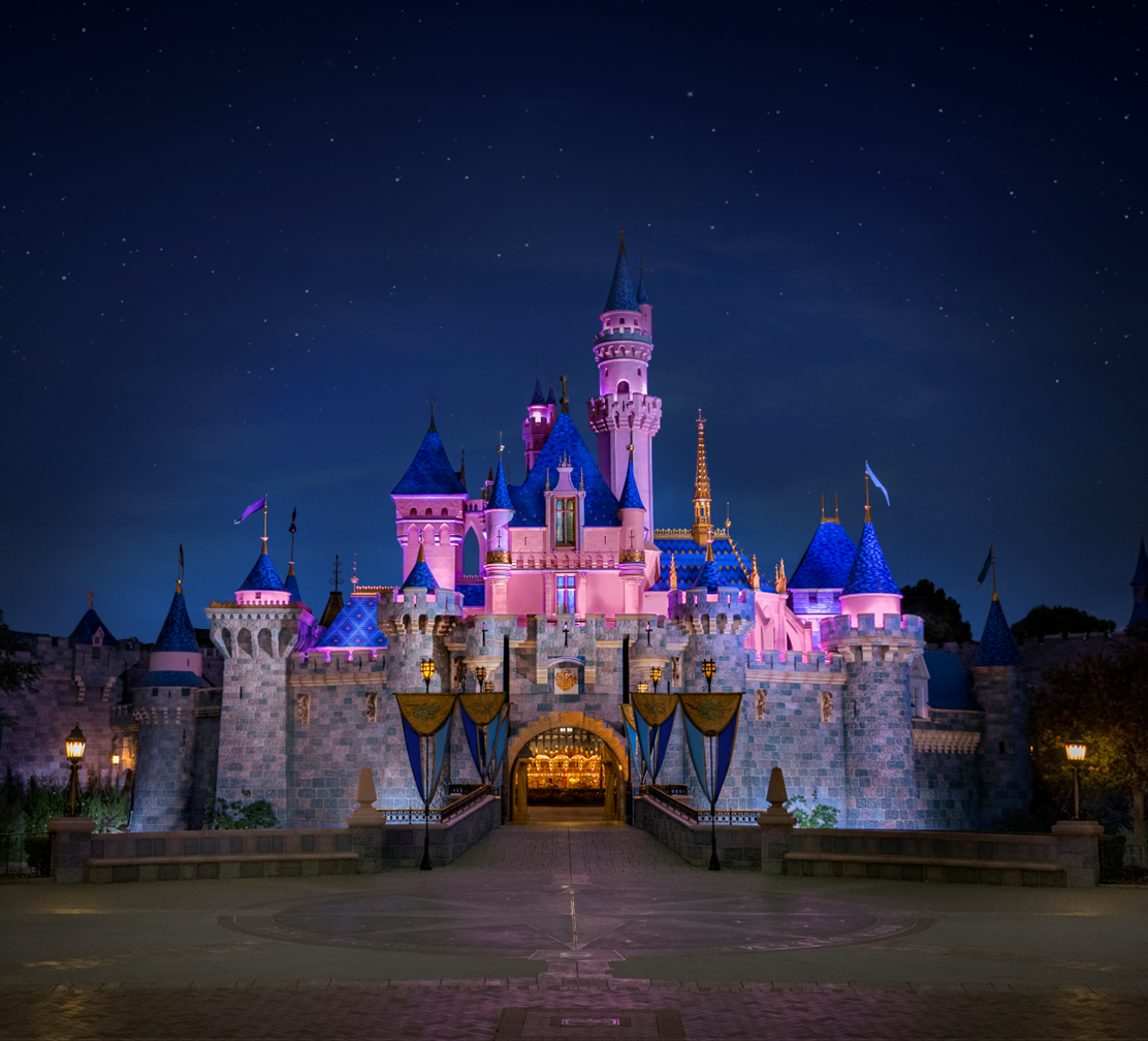 2 Disneyland Sleeping Beauty Castle